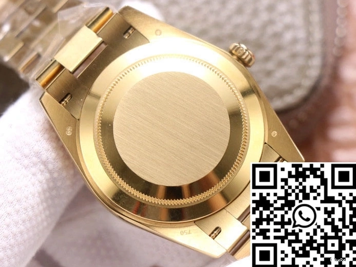 Factory EW Day-Date Yellow Black Dial M228348RBR-0001 Rolex Gold 1114